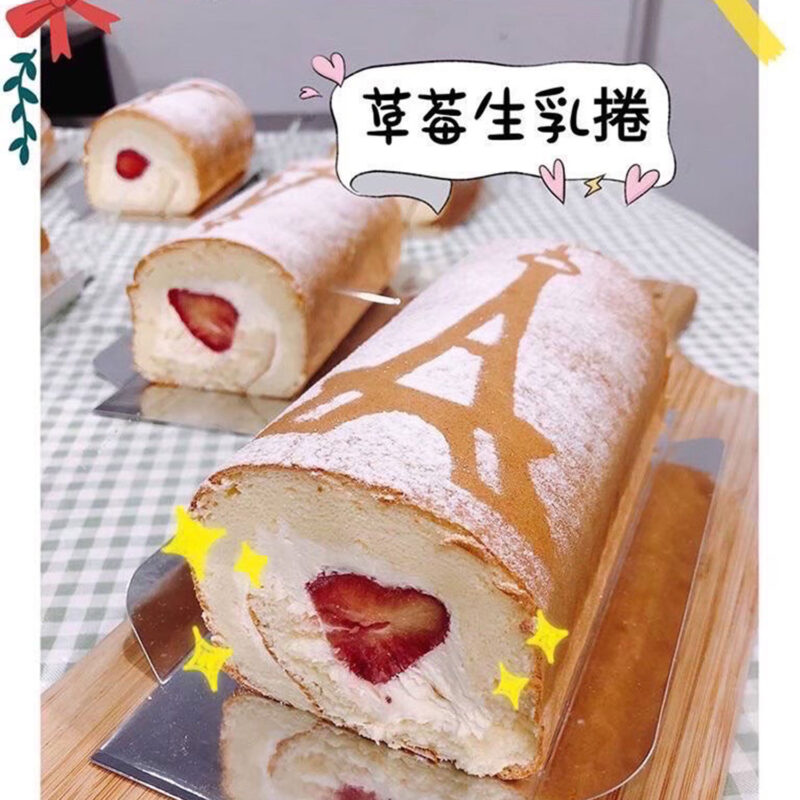 草莓生乳捲